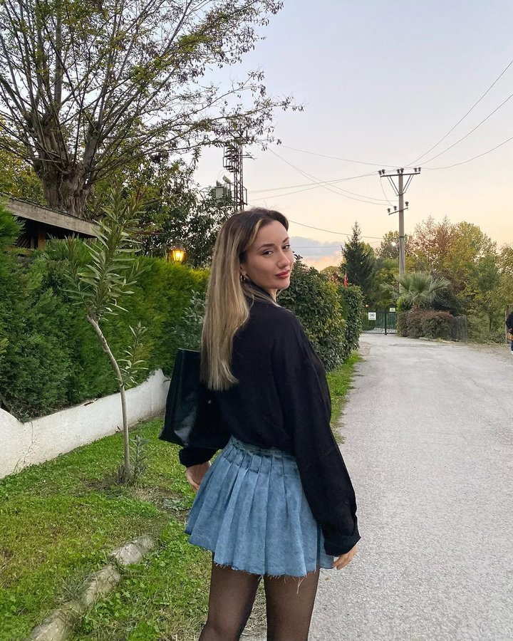 Instagram post by @didemhaziray for Black Fashion. Caption reads: lately fav #outfit 🖤
@blackfashion....