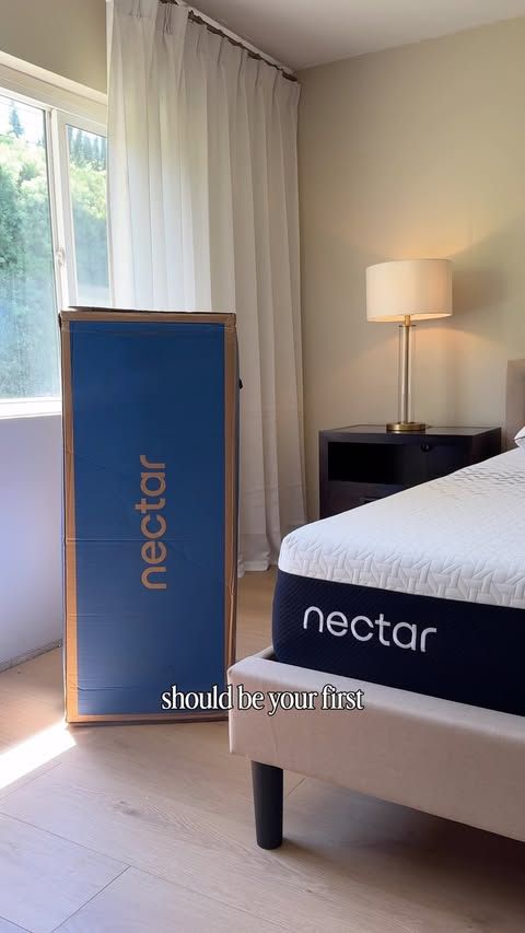 Instagram post by @isabelladiannee for Nectar Sleep. Caption reads: [...] wait to crawl into at night. 🤍 Our....