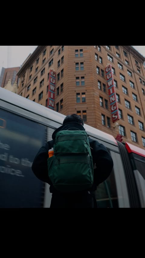 Instagram post by @purplekev for Bagsmart. Caption reads: Introducing the BAGSMART Moss Collection. From....