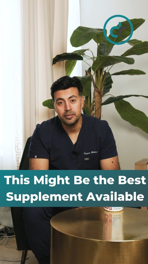 Instagram post by @doctor.rizwan for PERFECT Sports. Caption reads: Creatine isn’t just for bodybuilders—it’s for....