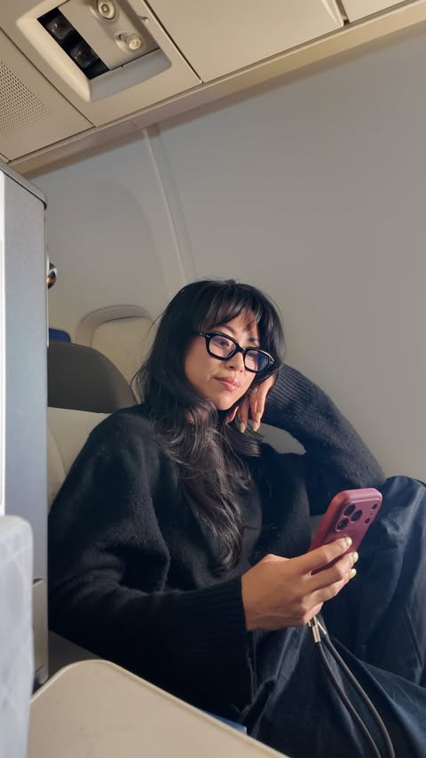 Instagram post by @christineleeee for United Airlines. Caption reads: From New York/Newark to Bari Italy on @united’s....