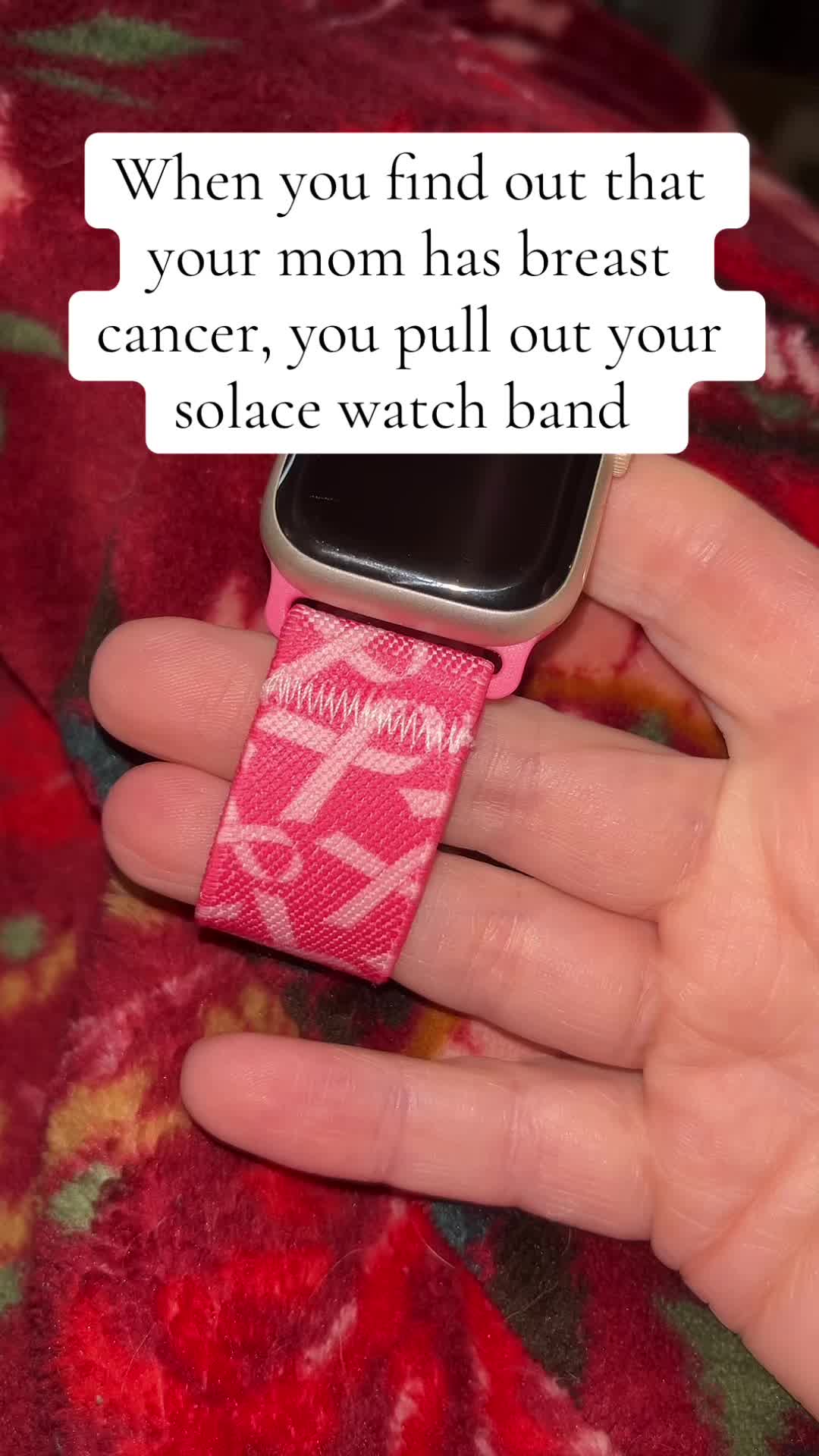 TikTok post by @sunsetstealer0331 for Solace Bands. Caption reads: [...] #awareness #noonefightsalone @Solace Bands .