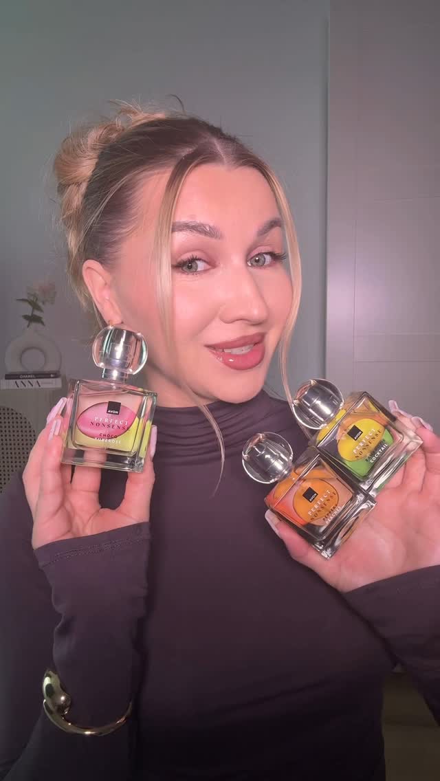 Instagram post by @nikki_beautymakeup for Avon. Caption reads: Z perfumami Choco Tuberose od @avon_polska nonsens....