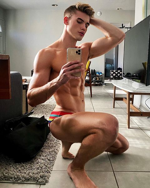 Instagram post by @lucas.dell for LaserAway. Caption reads: Thank you gays and whoever else ⭐️ (@laseraway....