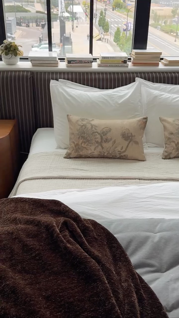 Instagram post by @hannah_ellingson for West Elm. Caption reads: Dare I say, winter is coming 🫢 preparing with new....