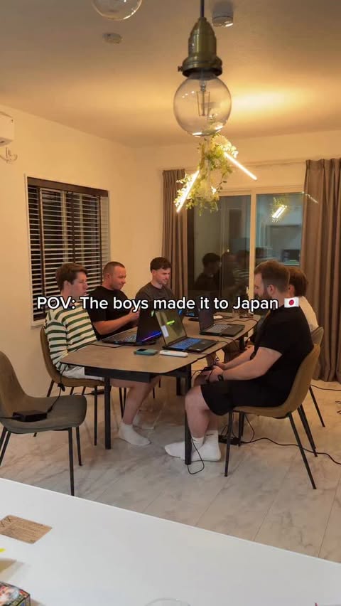 Instagram post by @nvidiageforceuk for Predator Gaming. Caption reads: POV: The boys made it to Japan 🇯🇵 The Predator....