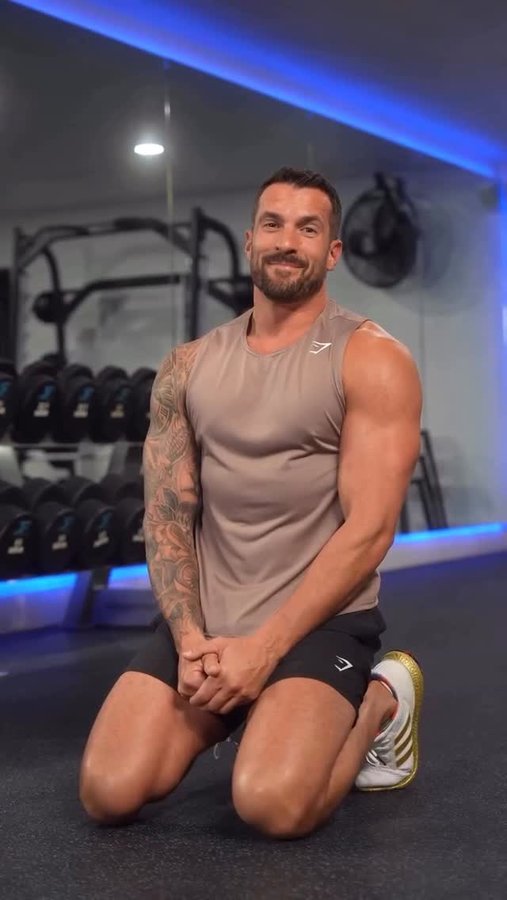 Instagram post by @joelfreemanfitness for BODi. Caption reads: You: “Triple bear is the worst thing ever.” 
Me:....