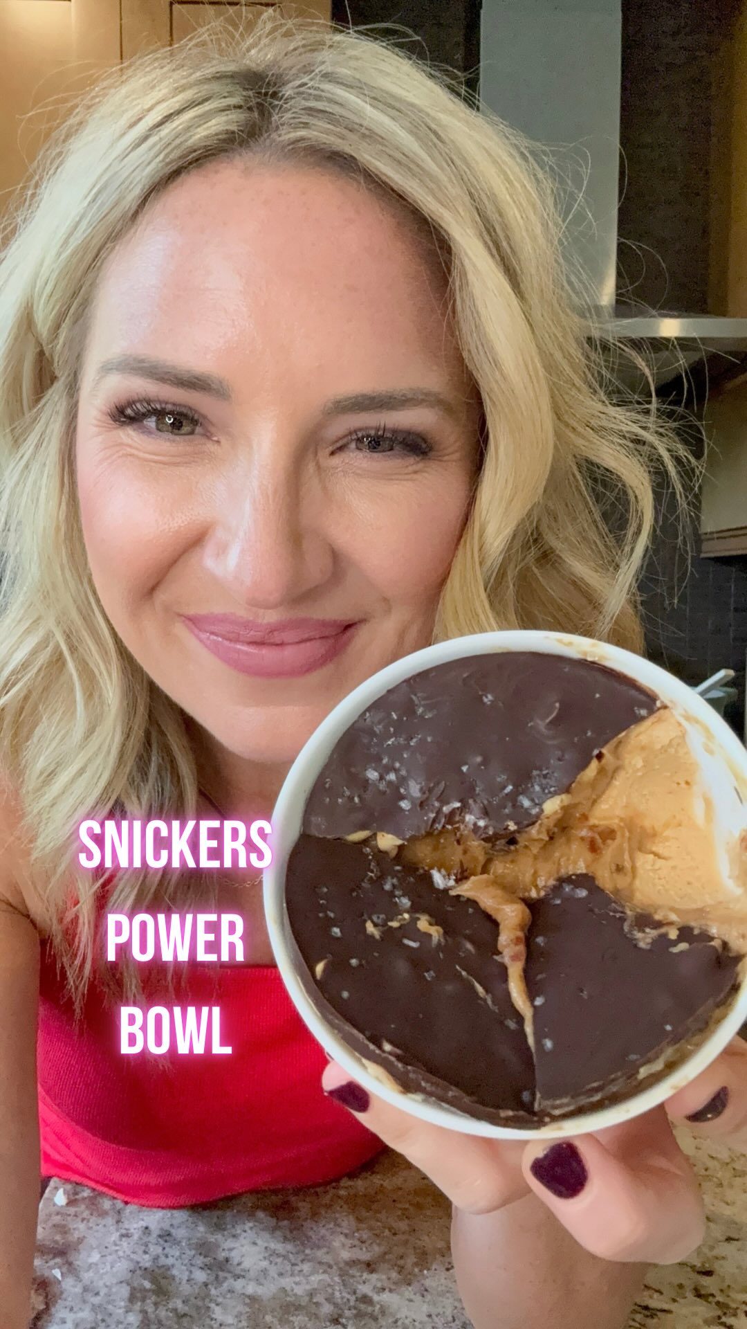 Instagram post by @erinjgirouard for PBfit. Caption reads: Comment PBB and I’ll send you the full recipe or....