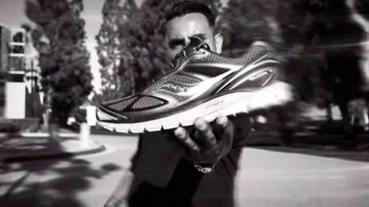 Instagram post by @ogstreetweargod_la for Saucony. Caption reads: [...] the ProGrid Guide 7. Huge shoutout to....