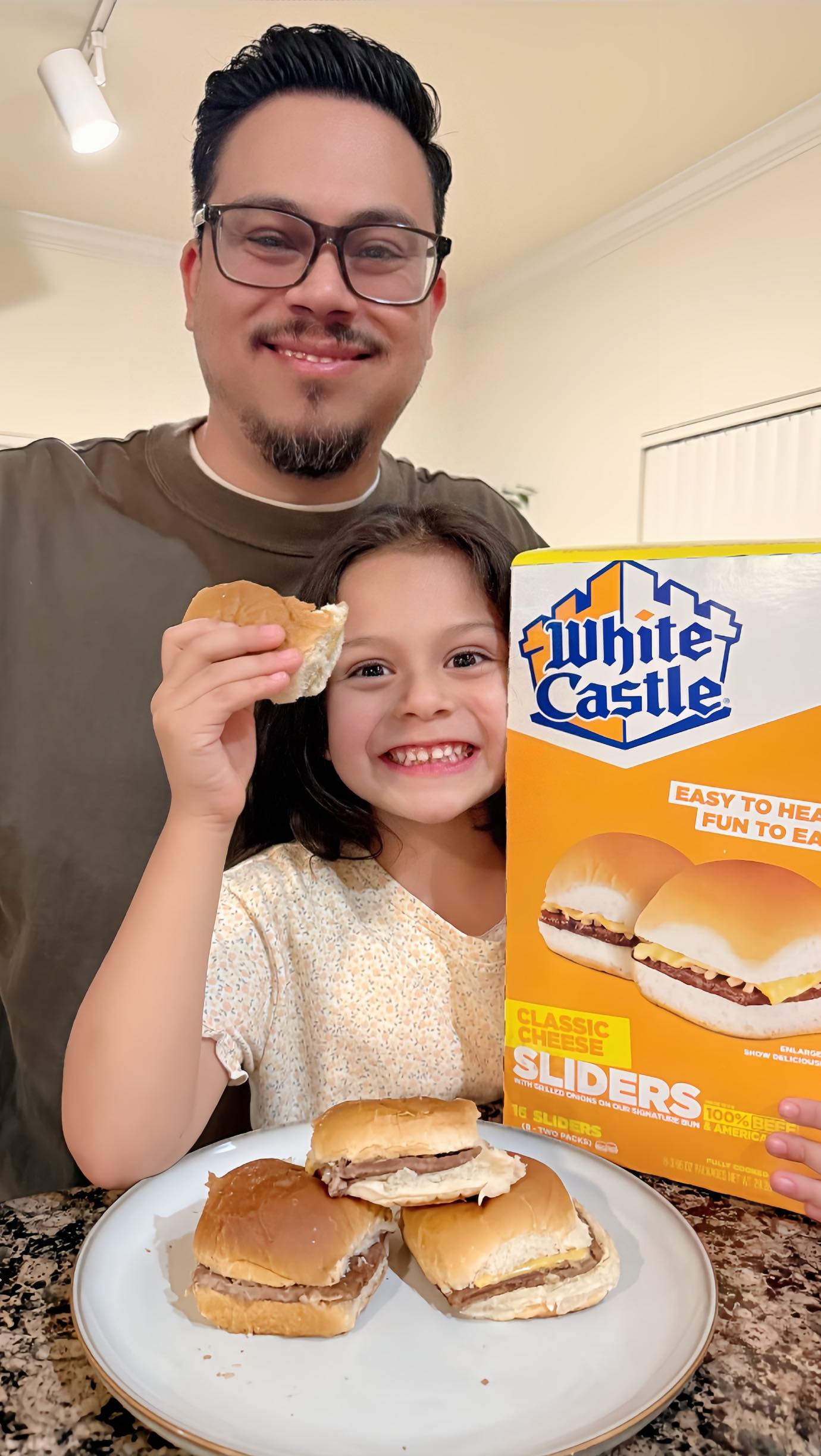 Instagram post by @jameslalvarez for White Castle. Caption reads: Back to school season is here! As parents, we know....