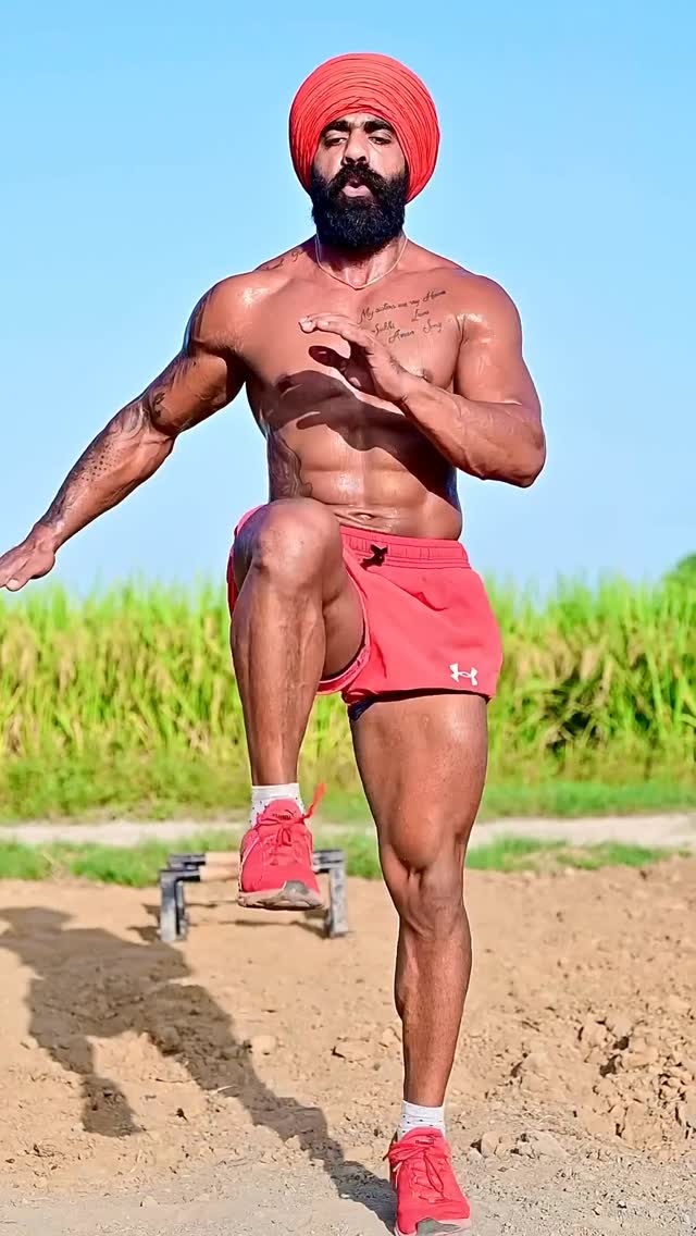 Instagram post by @sukh_johal_pandori for Bigmuscles Nutrition. Caption reads: ☝🏻use my code BMJOHAL @bigmuscles_nutrition.