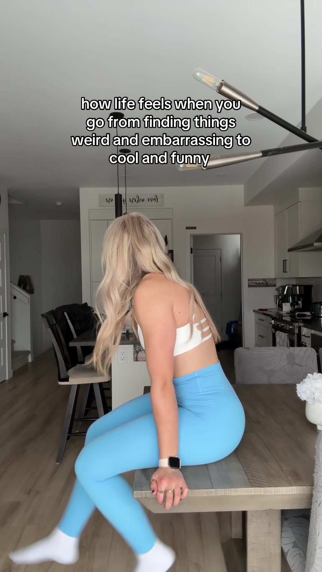 TikTok post by @oliviasgymtok for First Health Apparel. Caption reads: [...] OLIVIA lovelies🩵 #firsthealth....