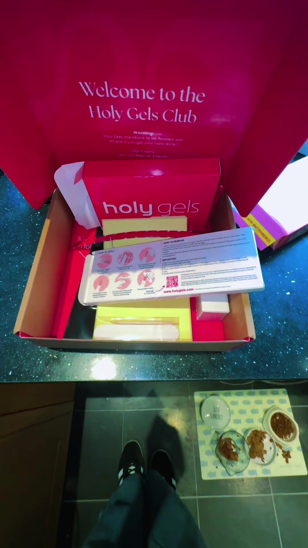 TikTok post by @jenniferwalker467 for Holy Gels. Caption reads: [...] looking and super easy to use! @Holy Gels....