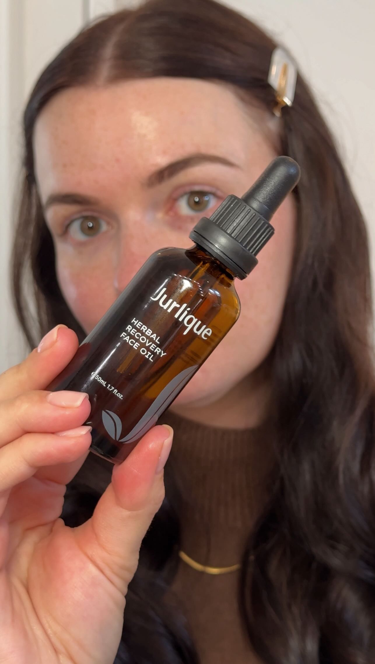 Instagram post by @isabelladuder for Jurlique. Caption reads: #ad. I’m on a journey of improving my skin’s signs....