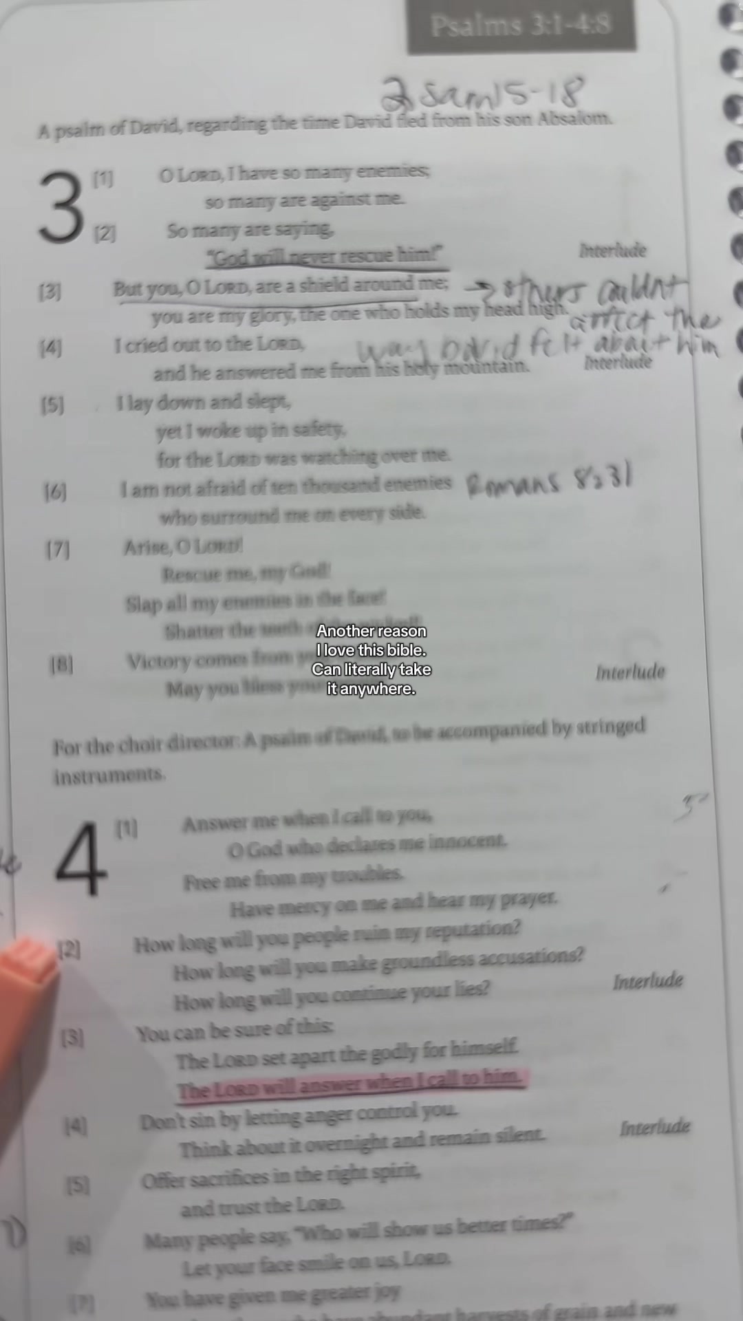 TikTok post by @andrea_shepperd for Spiral Bible. Caption reads: [...] the best investments I’ve made 👏🏼....