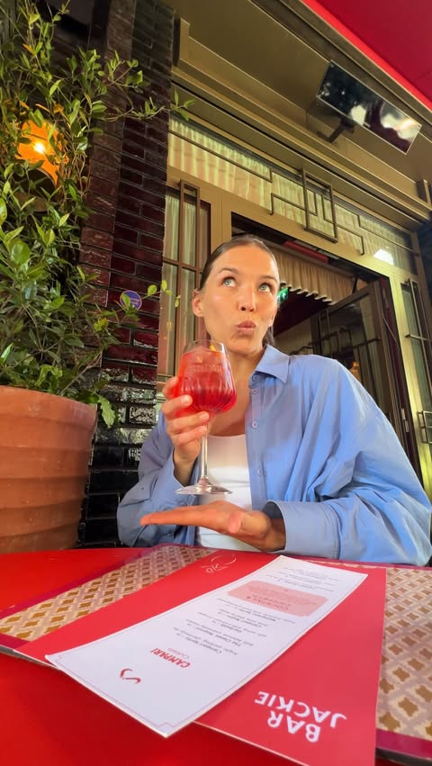 Instagram post by @natsnourishments for Campari. Caption reads: [...] you know me, you know I absolutely LOVE....