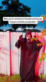 Instagram post by @thurmb for FUN.com. Caption reads: Okay, tell me more.
Costume: @fundotcom_....