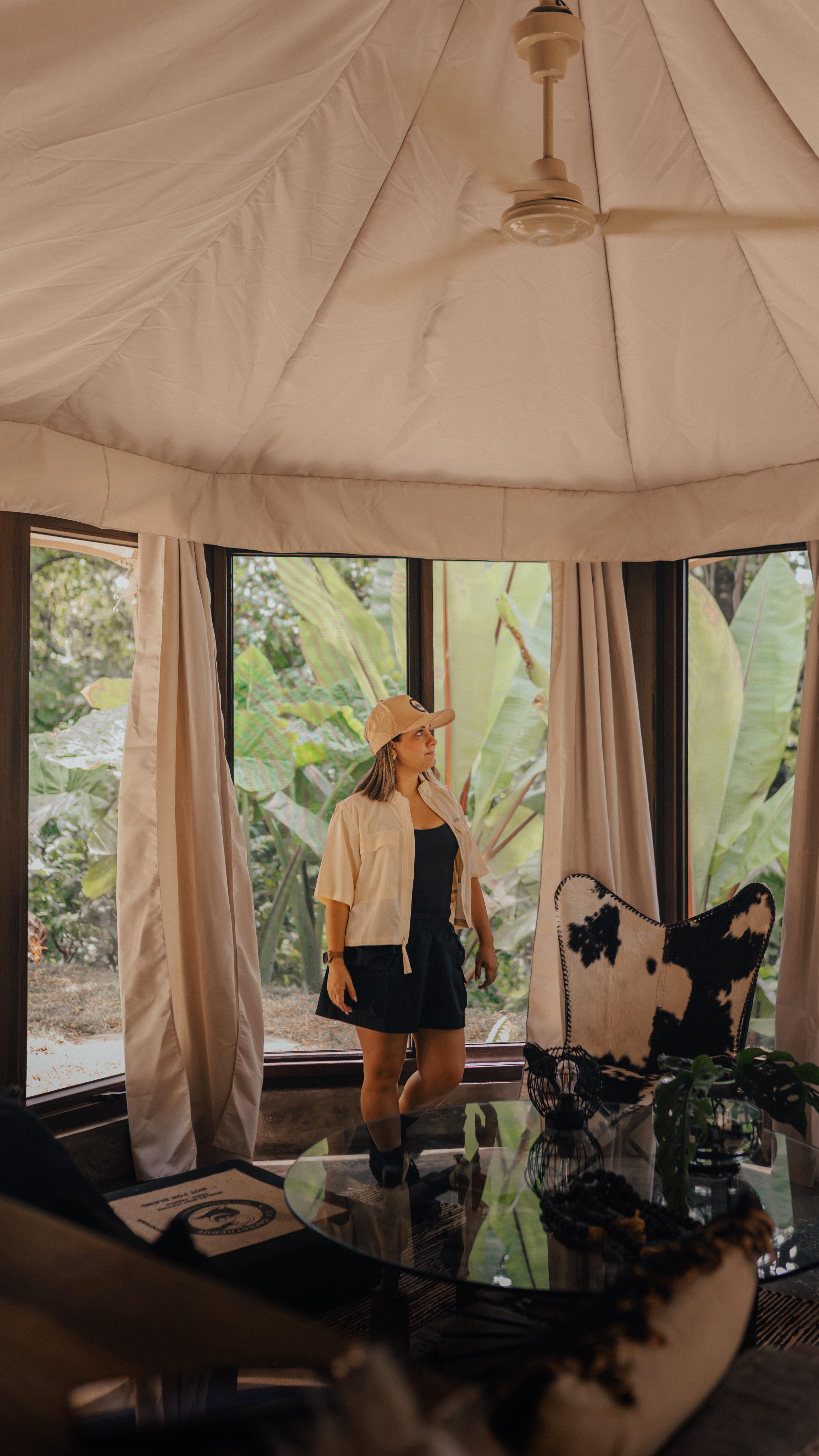 Instagram post by @therealguatemala for Columbia México. Caption reads: 🏕️✨“VIAJANDO ANDO FINCA CARMONA”
Carmona Trails”....