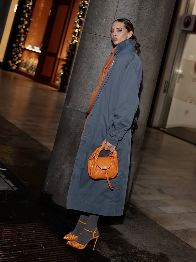 Instagram post by @virginiavarinelli for Fendi. Caption reads: Last night with @fendi celebrating the....