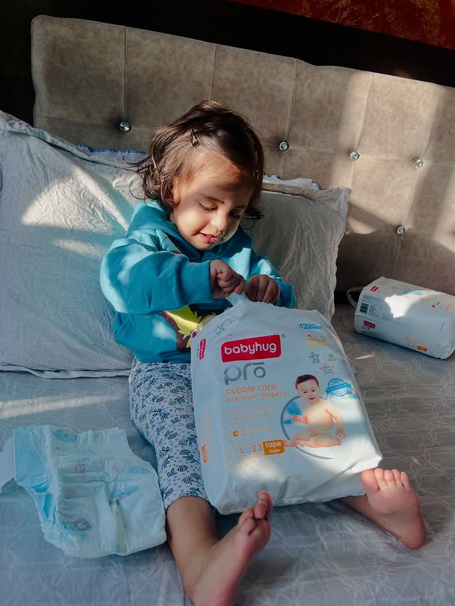 Instagram post by @goodness_believer for Babyhug. Caption reads: #collaboration with @babyhug @FirstcryIndia

❄️ As....