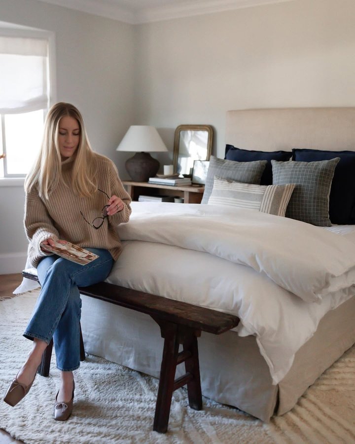 Instagram post by @boxwoodavenue for Country Living. Caption reads: [...] can use code CHLOE for 50% off your....