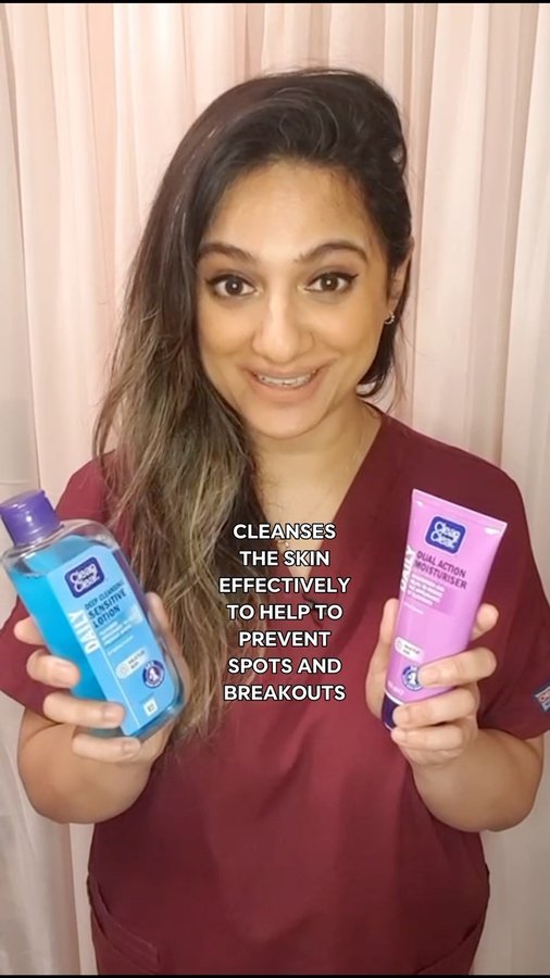 Instagram post by @the_psychodermatologist for Clean & Clear. Caption reads: #AD Stress causes skin conditions and skin....