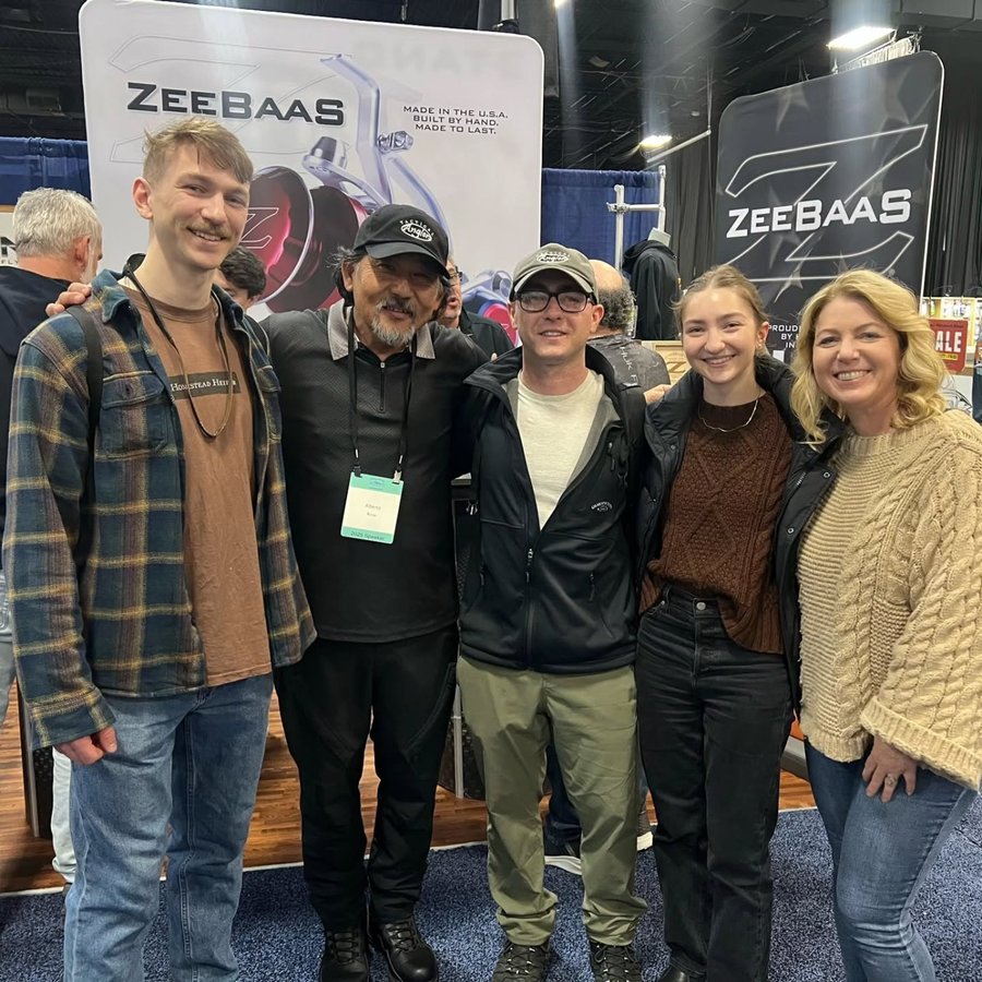 Instagram post by @crazy_alberto_knie for Mustad Fishing. Caption reads: It's a wrap! Thank YOU all for attending my....