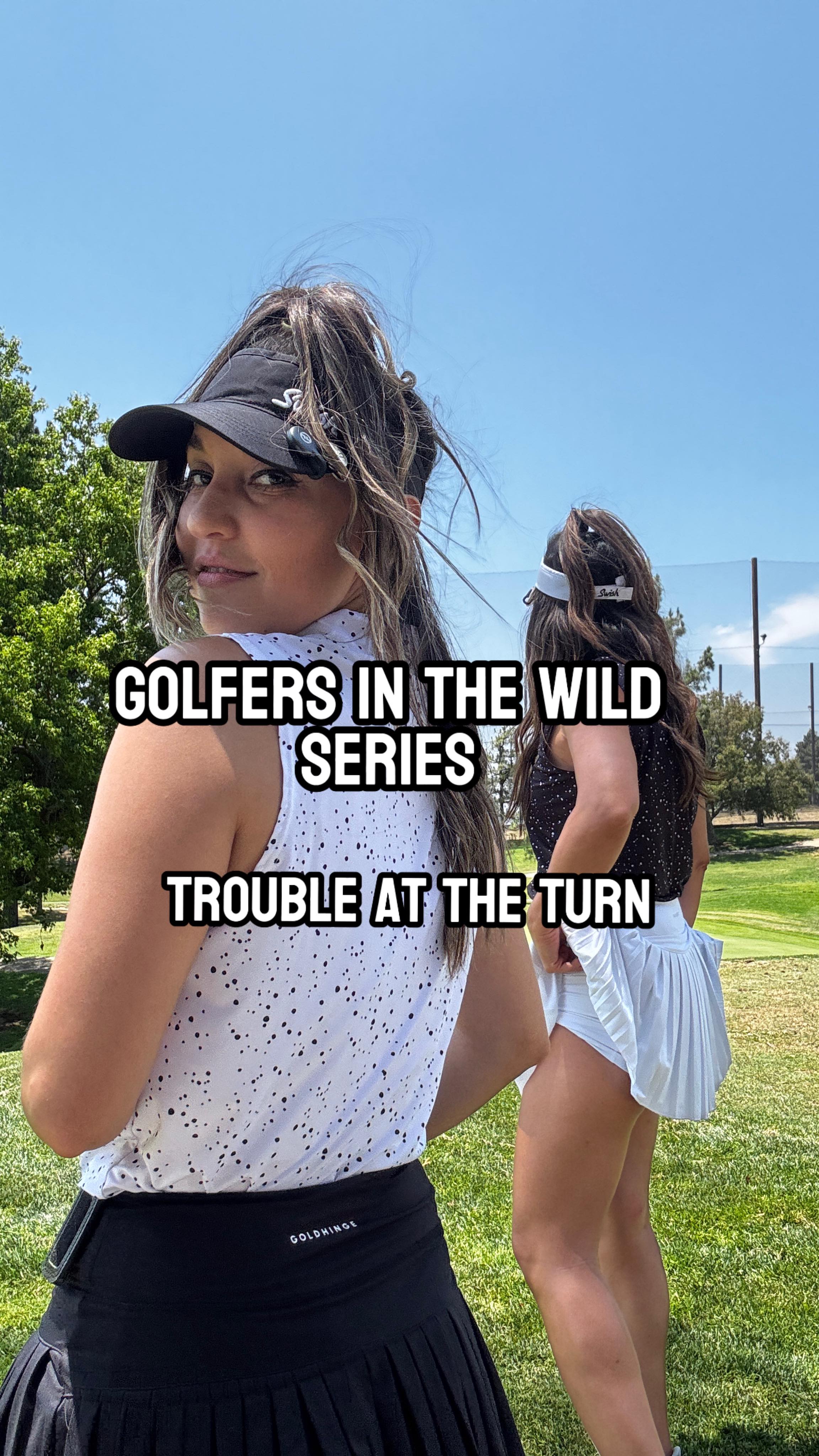 Instagram post by @karinatriesgolf for Flag & Anthem. Caption reads: EPISODE 9?? 🤯🤯 It’s been a while since I’ve made....