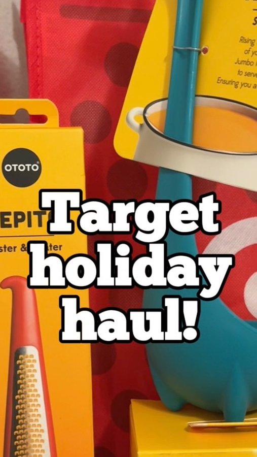 Instagram post by @targettakesmypaycheck for OTOTO Design. Caption reads: (#sponsored) OTOTO's new Atelier drop is basically....