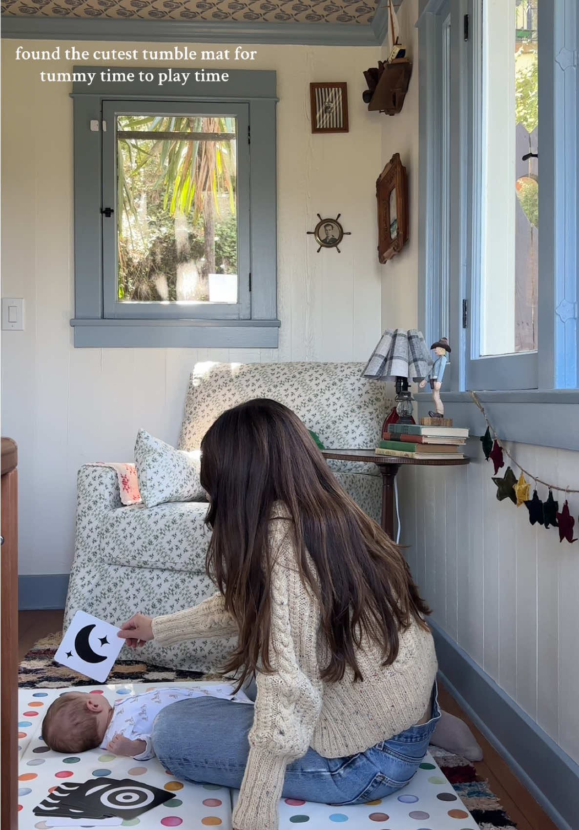 TikTok post by @kyrasmolkin for the House of Noa. Caption reads: [...] for easy play time in any room @the House of....