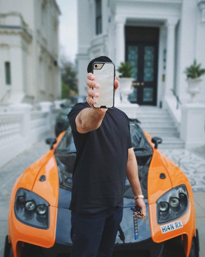 Instagram post by @adeel_ssj4 for Mous. Caption reads: A big thank you to @mouscase for sending me out....