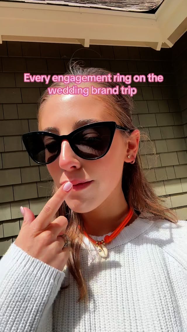 Instagram post by @eli.rallo for The Knot. Caption reads: @theknot.