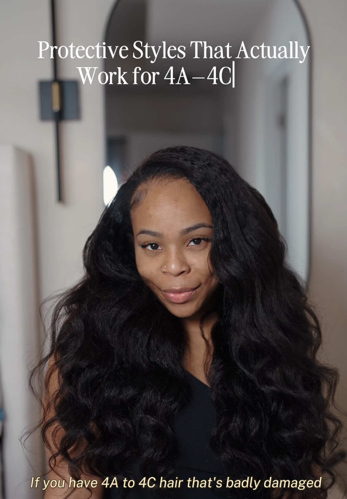 TikTok post by @simonesharice for BaBylissPRO. Caption reads: [...] #blackhair @CÉCRED @Verb Products....