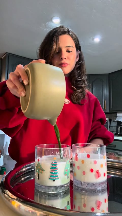 Instagram post by @lauraroestel for Tossware. Caption reads: #ad Holiday treat with my favorite partner ❤️.