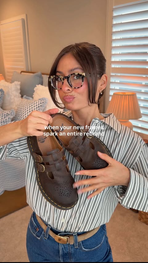 Instagram post by @truthfullycharlie for Warby Parker. Caption reads: [...] frames!! only the best from @warbyparker....