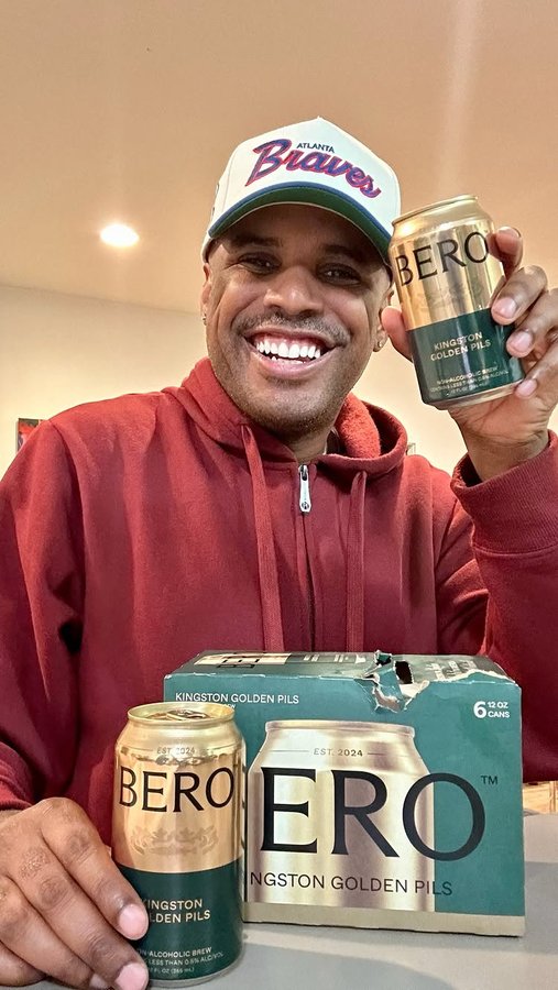 Instagram post by @thestyleguyla for Berobrewing. Caption reads: Stay clear-headed and in the moment with....