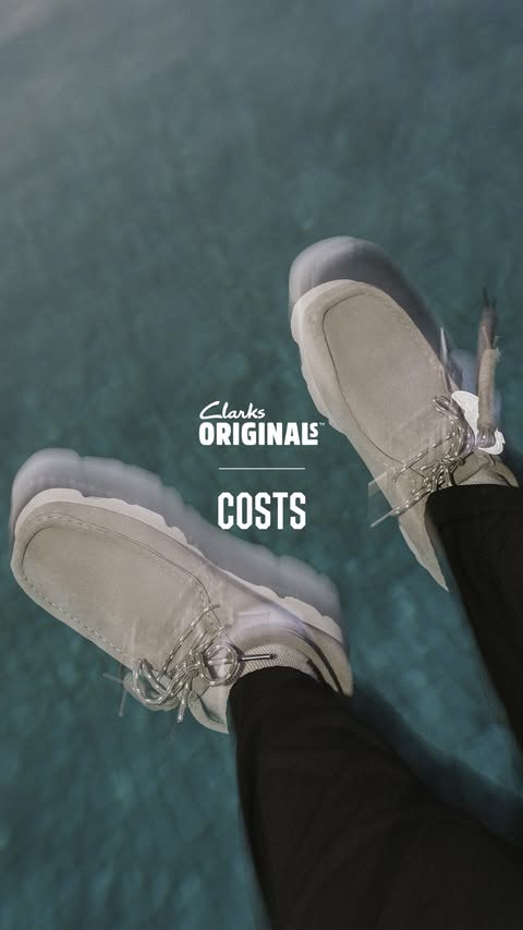 Instagram post by @danialmohdnor for Clarks Originals. Caption reads: Stepping into the next chapter. The new Clarks x....