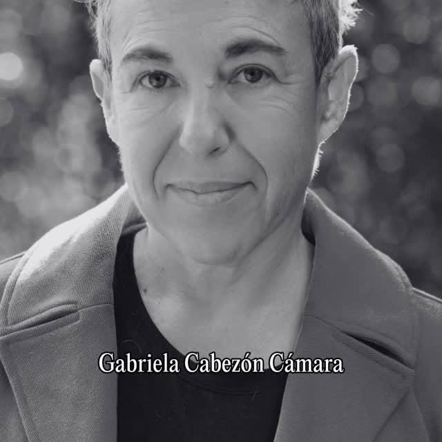 Instagram post by @cabezoncamara for Random House Group. Caption reads: ¿Por qué Gabriela Cabezón Cámara es una de las....