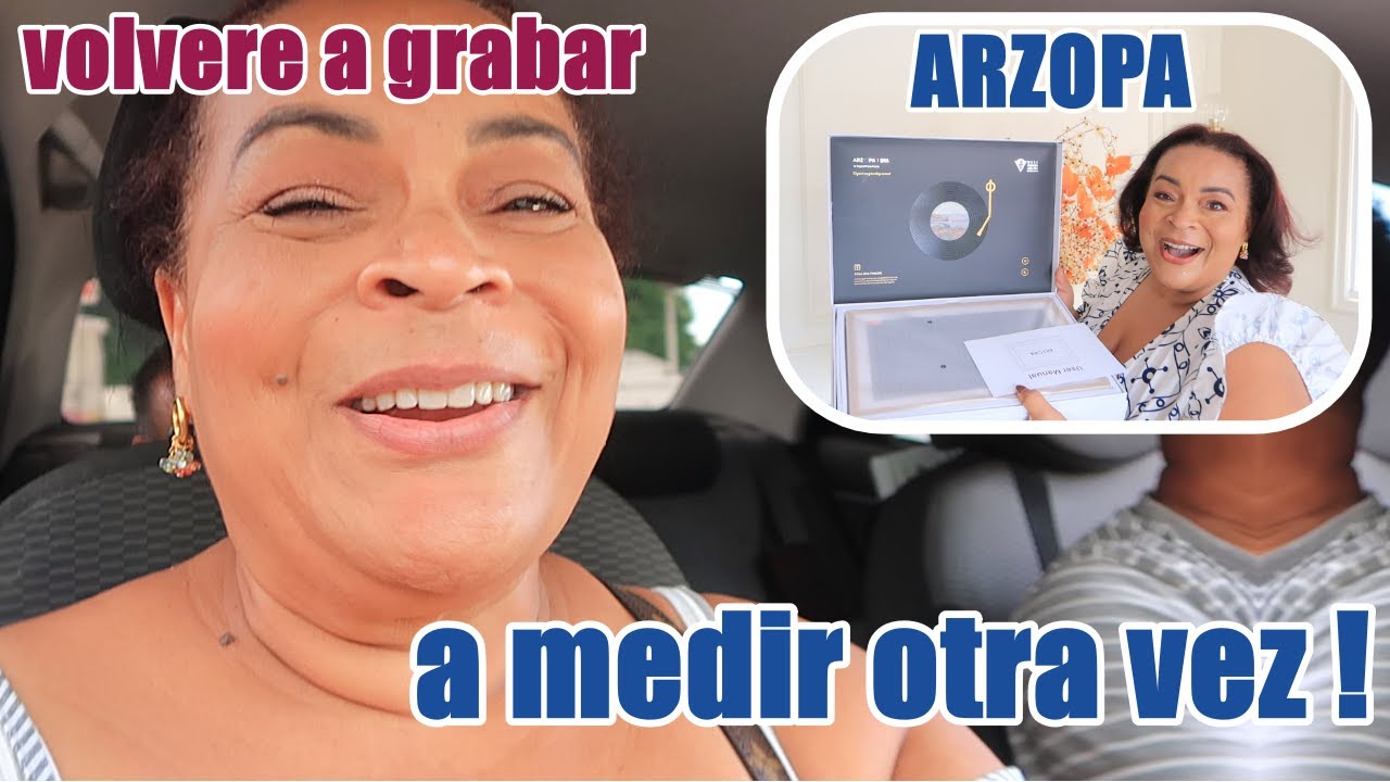 YouTube post by @Simplementemikauly for ARZOPA. Caption reads: VOLVERE AL SAZON / YA ESTOY PERDIENDO EL MIEDO /....