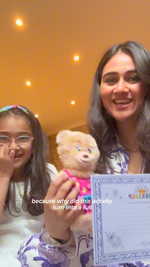 Instagram post by @mariyaa1227 for Casdon. Caption reads: [...] home the Build-A-Bear Workshop set by....
