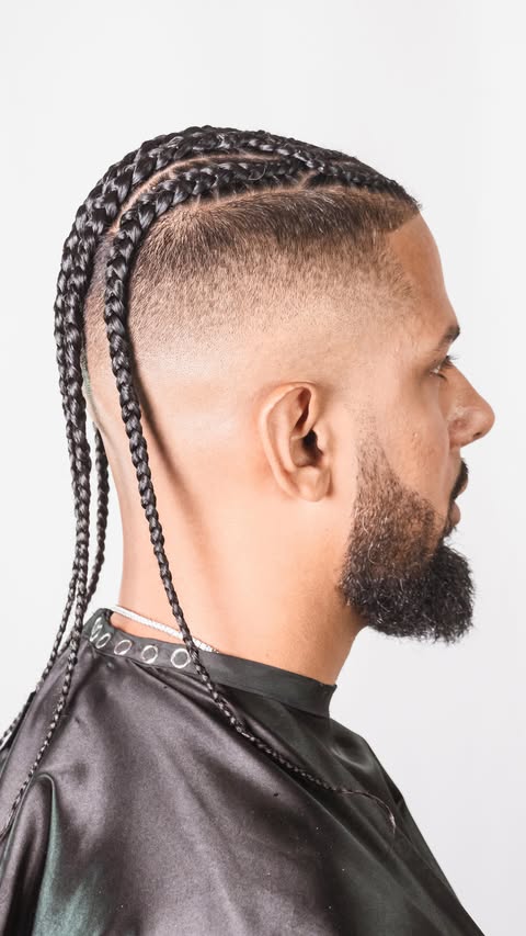 Instagram post by @babyliss4barberscanada for BaBylissPRO. Caption reads: [...] meets serious braiding skill by BaBylissPRO....