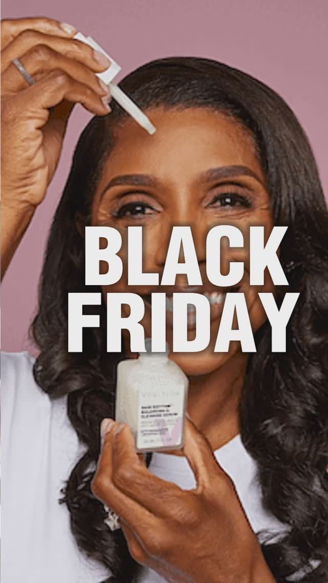 Instagram post by @therealdrjackie for Volition Beauty. Caption reads: ❗️BLACK FRIDAY SALE❗️You don’t want to miss out on....