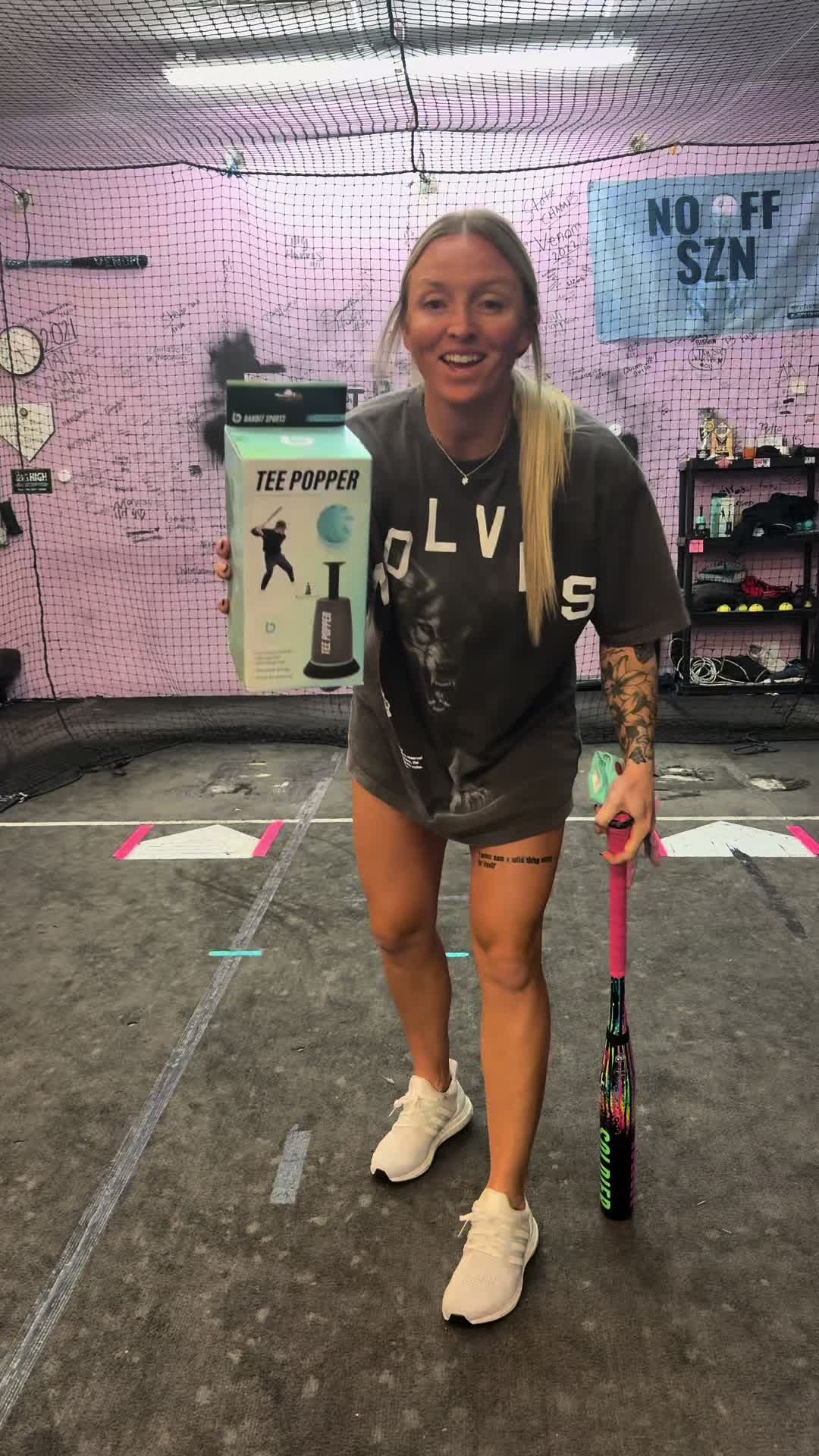 TikTok post by @samanthahislop.fit for Plate Crate. Caption reads: Tee popper mini and pro 🫶🏼 @Plate Crate....