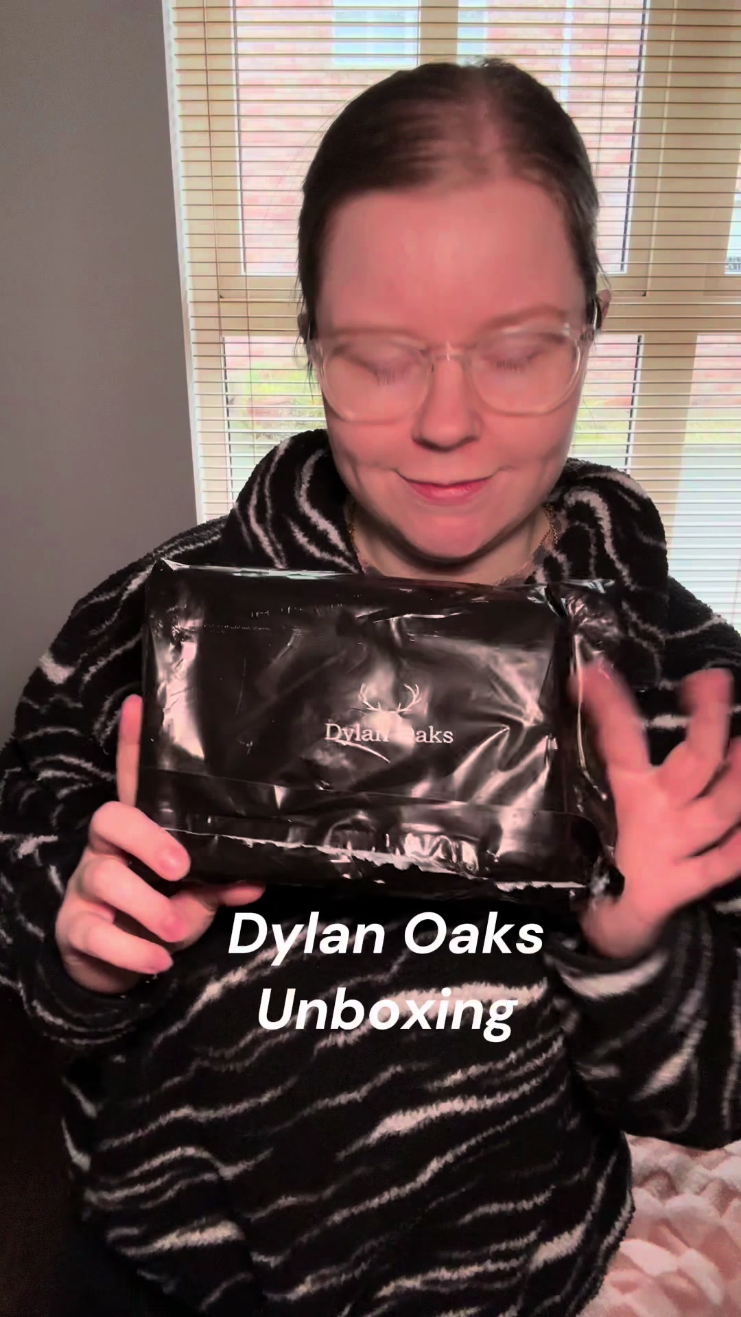 TikTok post by @danielle.isobella for Dylan Oaks. Caption reads: when you buy the initial necklace you get these....