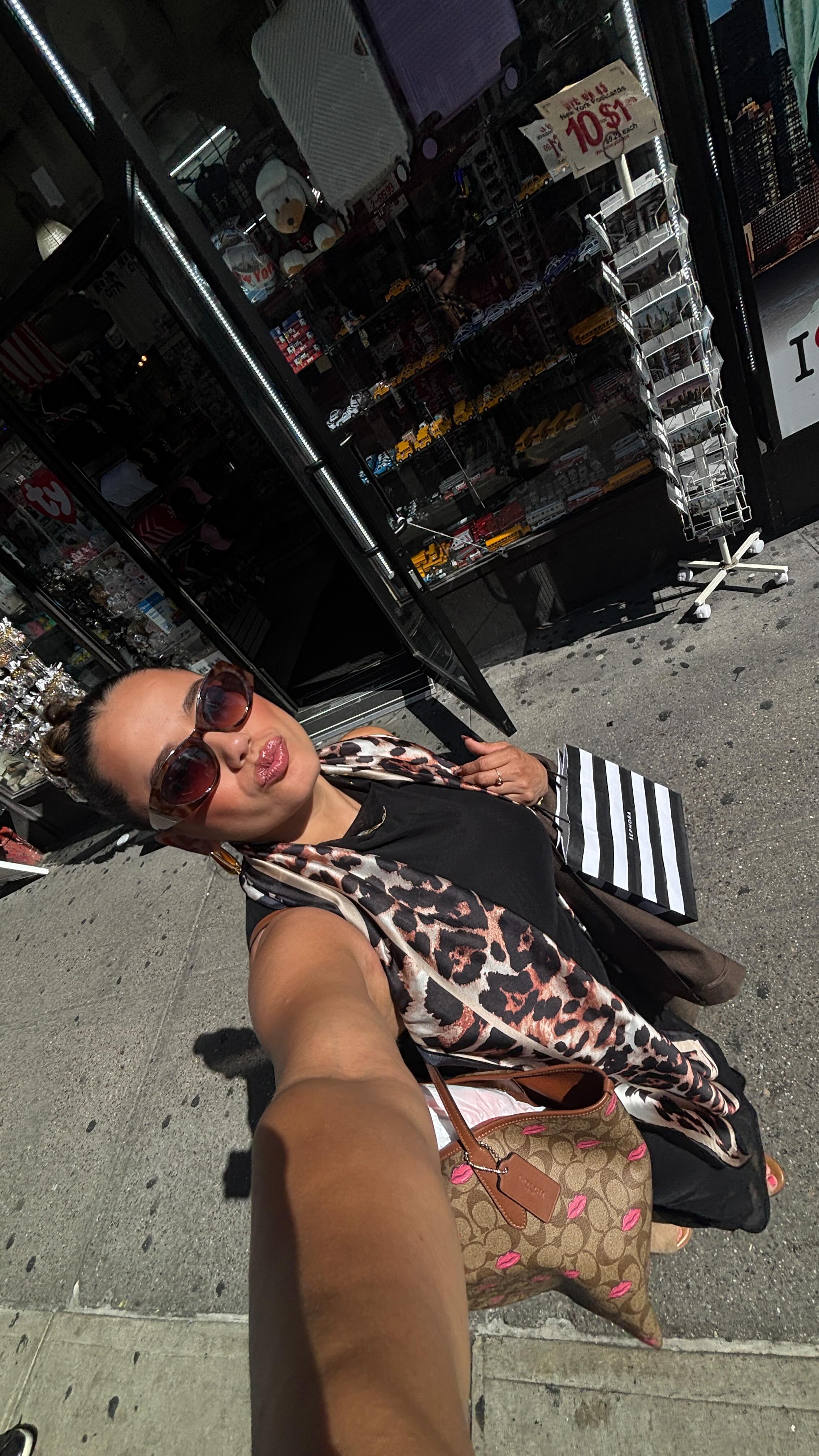 Instagram post by @thenancyrodriguez for Sherri Hill. Caption reads: NYFW Day 1: comment your favorite @sherrihill....