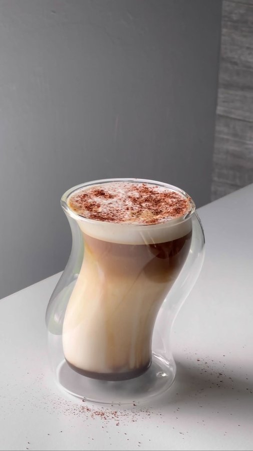 Instagram post by @michaelmatthew_ for Zulay Kitchen. Caption reads: Your Hump Day Coffee is Here! ☕️🐪

Hazelnut....