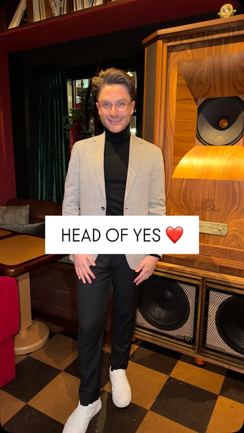 Instagram post by @christomkins1 for Virgin Voyages. Caption reads: Turns out the unknown isn’t scary once you’ve said....