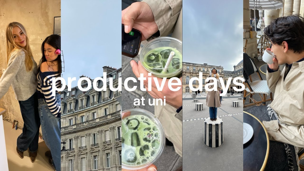 YouTube post by @luciemsy for Skeepers. Caption reads: A week in my student life.