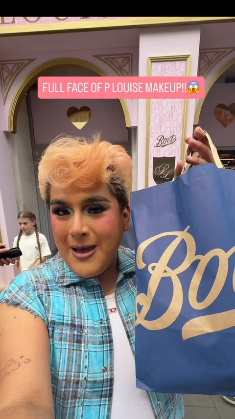 Instagram post by @snatchedbywill for P.Louise. Caption reads: Full face of P Louise makeup!!!....