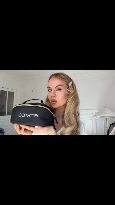 Instagram post by @ameliekaufeisen for Catrice Cosmetics. Caption reads: anzeigel new Make-Up Routine unlocked🔓🫧....